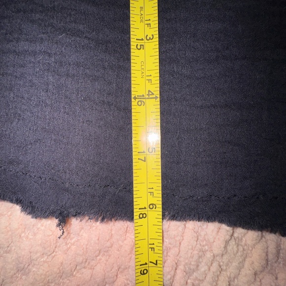 Free People Simply Smiles Crochet Tie-Back Black Top – XS – EUC - Picture 8 of 11